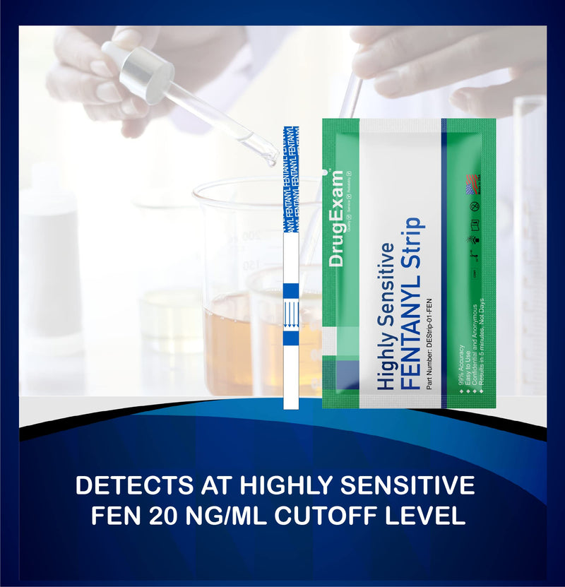 10 Pack - FYN Strips for Rapid Detection, Urinary Drug Testing, One-Step Quick Results, Easy-Read Urine Drug Test Strips. 10