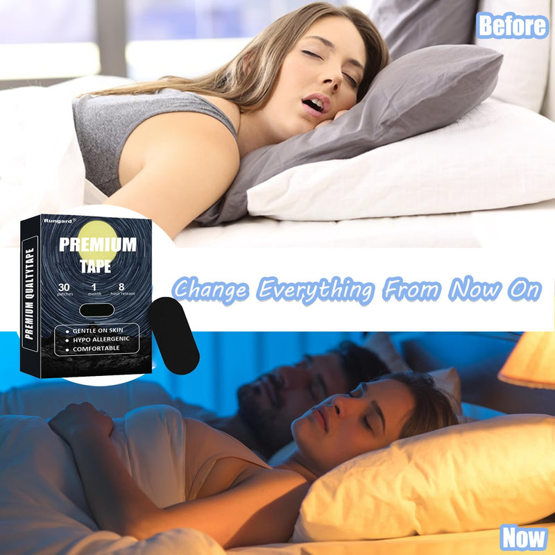 [Australia] - 30 Pcs Black Gentle Breathable Mouth Tape for Sleeping - Black Micropore Tape, Hypoallergenic & Pain Free Removal Pain Free Removal,Latex Free & Gentle On Skin - Skin Friendly Adhesive Cotton Tape 