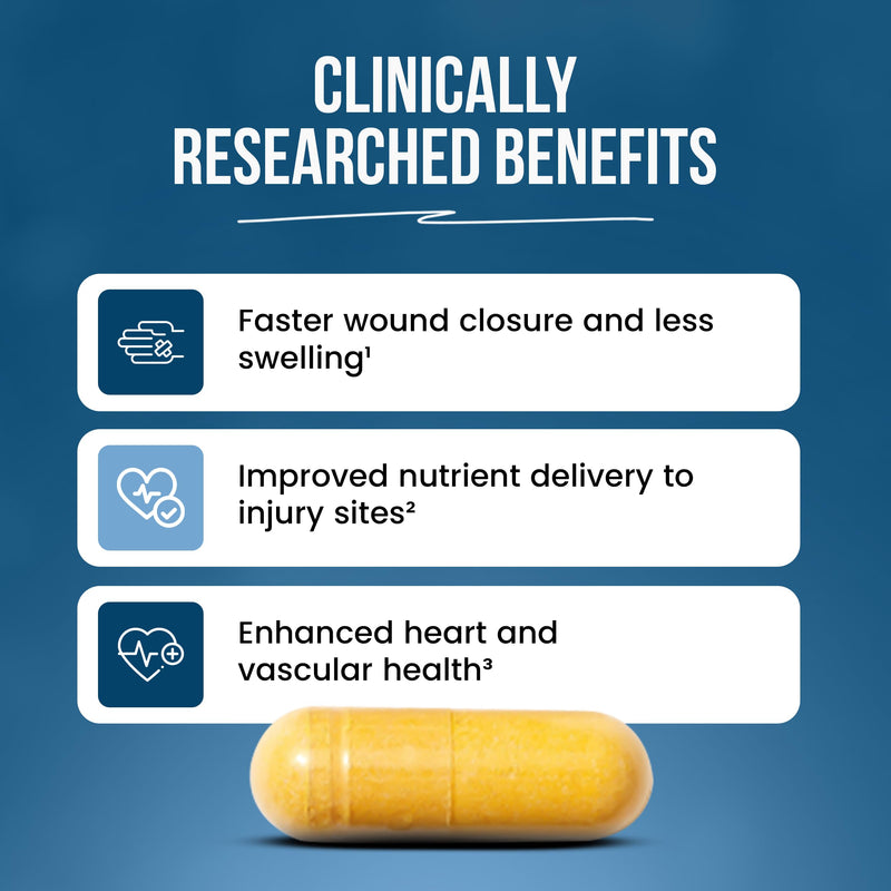 Wound Care Plus CoQ10 Supplement – Ubiquinone Antioxidant for Cellular Energy & Heart Health – Supports Vitality & Healthy Aging – 30 Capsules – Non-GMO, Gluten-Free, Keto Friendly