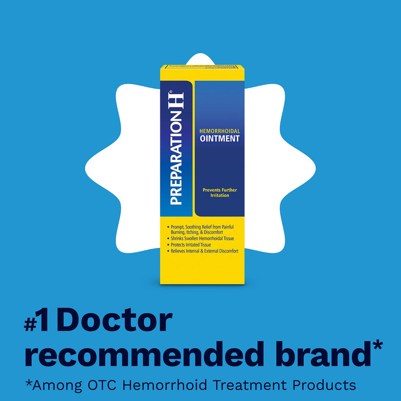 [Australia] - Preparation H Hemorrhoid Ointment, Itching, Burning and Discomfort Relief - 1 Oz Tube 1 Ounce (Pack of 1) 