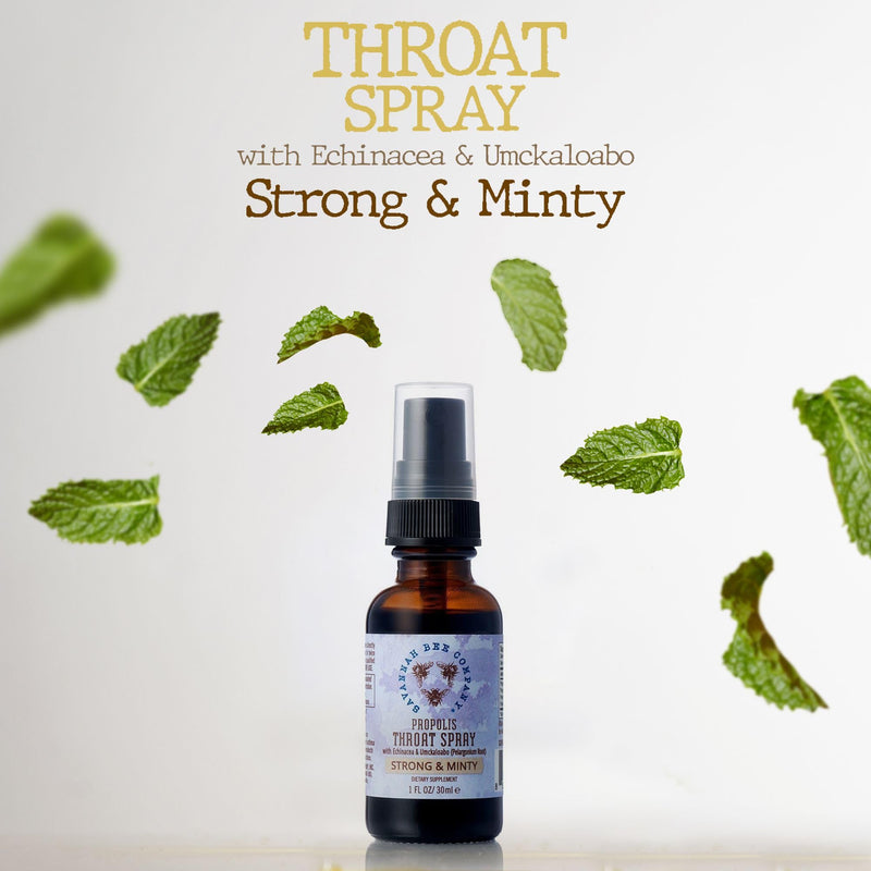 [Australia] - Savannah Bee Company Sweet Mint Flavor Propolis Spray - 1 Fl Oz 