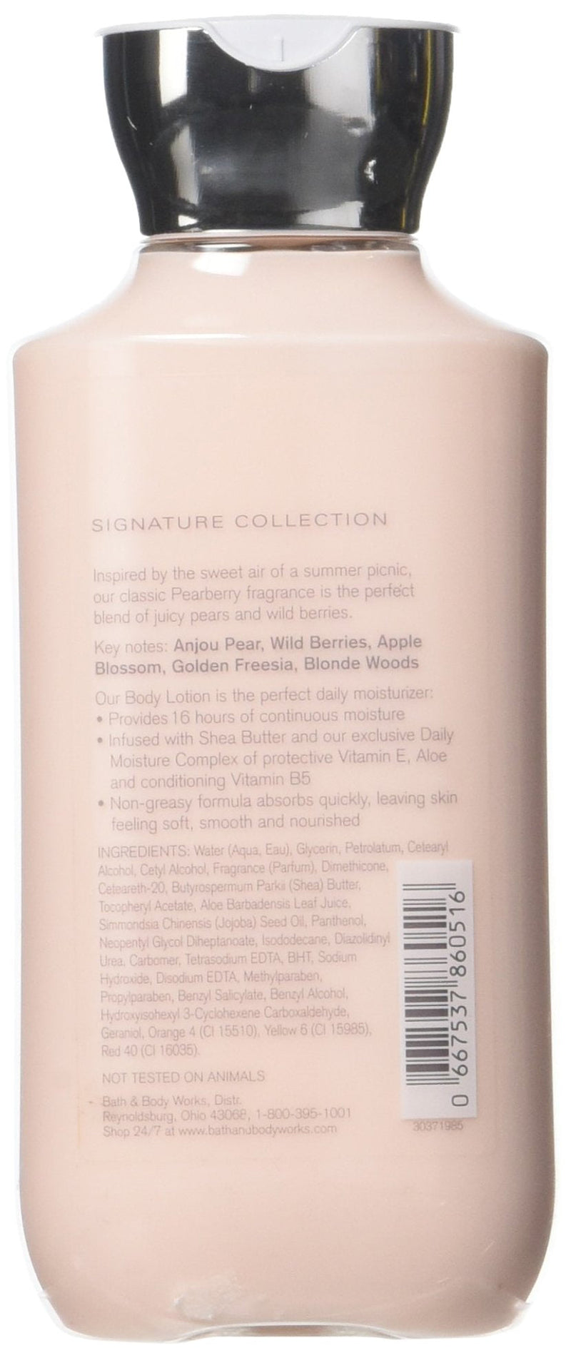 Bath & Body Works Bath & Body Works Pearberry Shea & Vitamin E Body Lotion, 8 Ounce