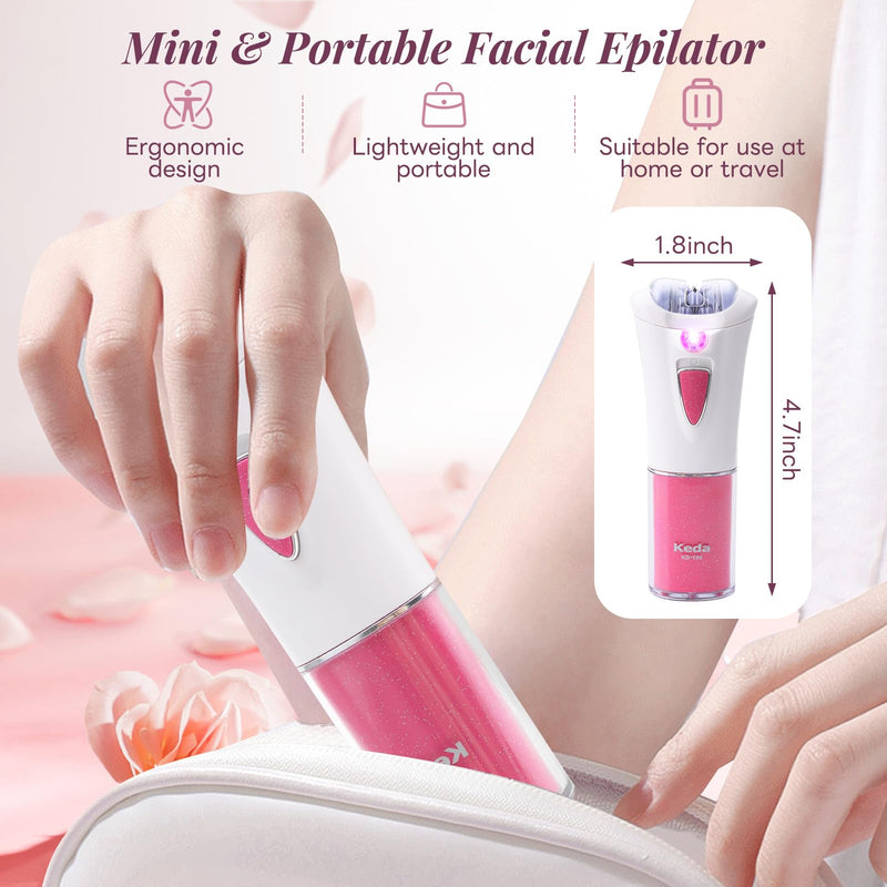 [Australia] - Epilator hair removal for women - women's epilator - women's facial epilator with LED light - electric glide epilator - women's wireless epilator lady shaver removal for bikini area, armpits 