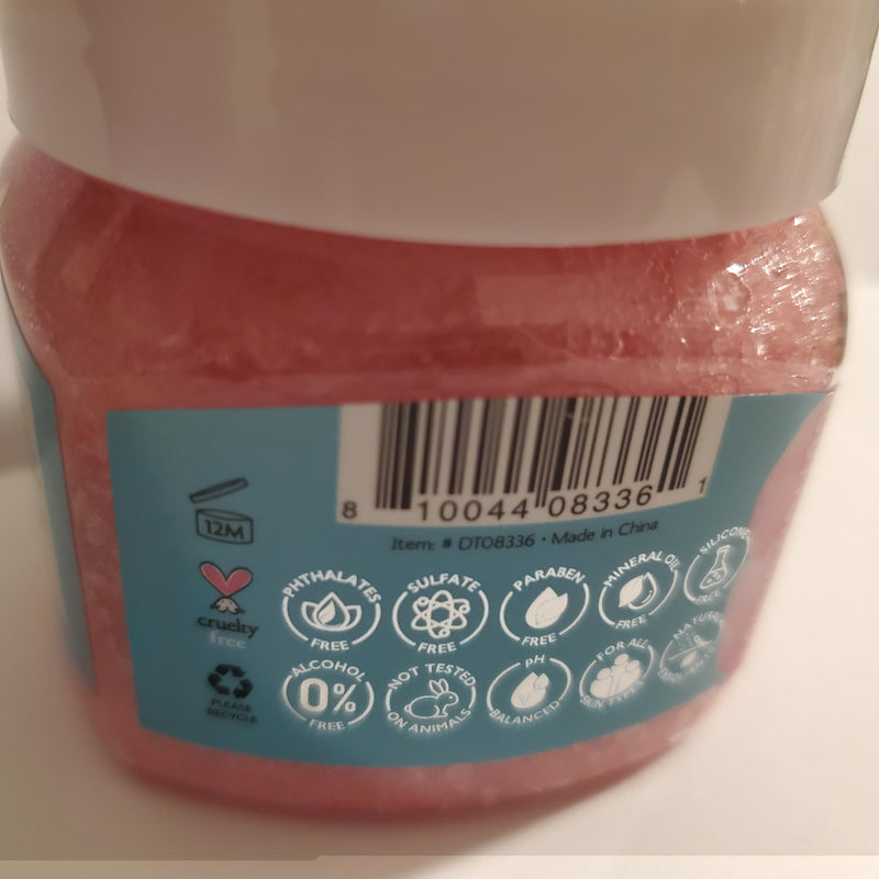 Global Beauty Care Cotton Candy Sugar Scrub with Collagen, Vitamins A, C & E, 6 Ounce (Pack of 1)