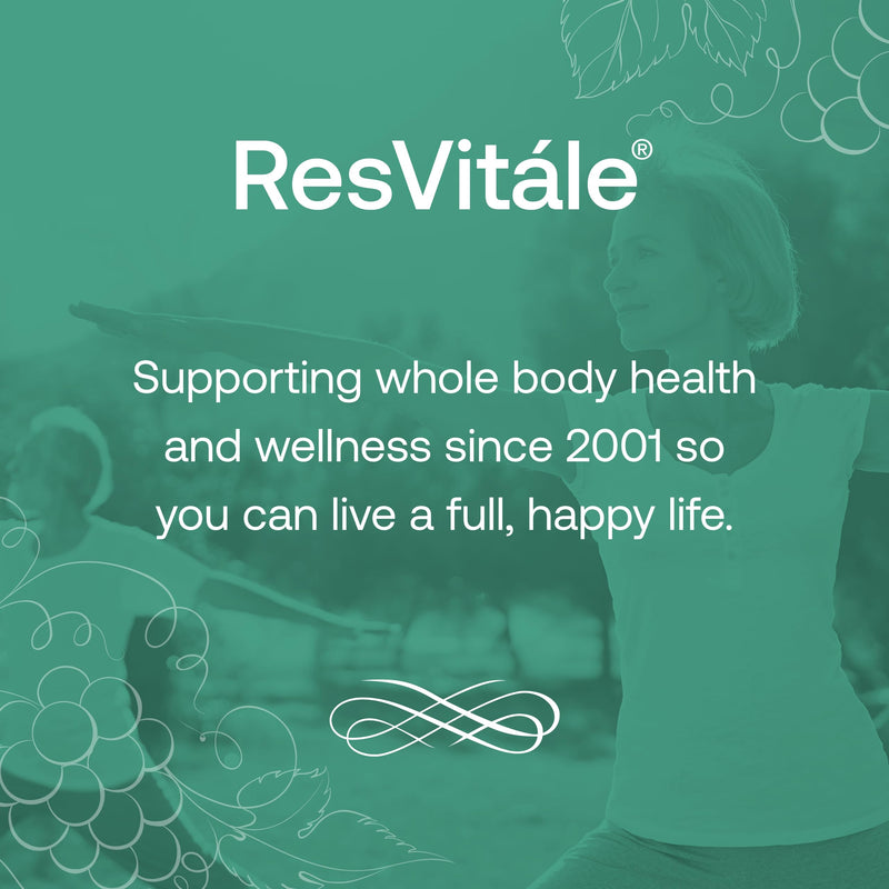 [Australia] - ResVitále Resveratrol 500 mg - Resveratrol Supplement for Men and Women - 60 Veggie Capsules 60 Count (Pack of 1) 
