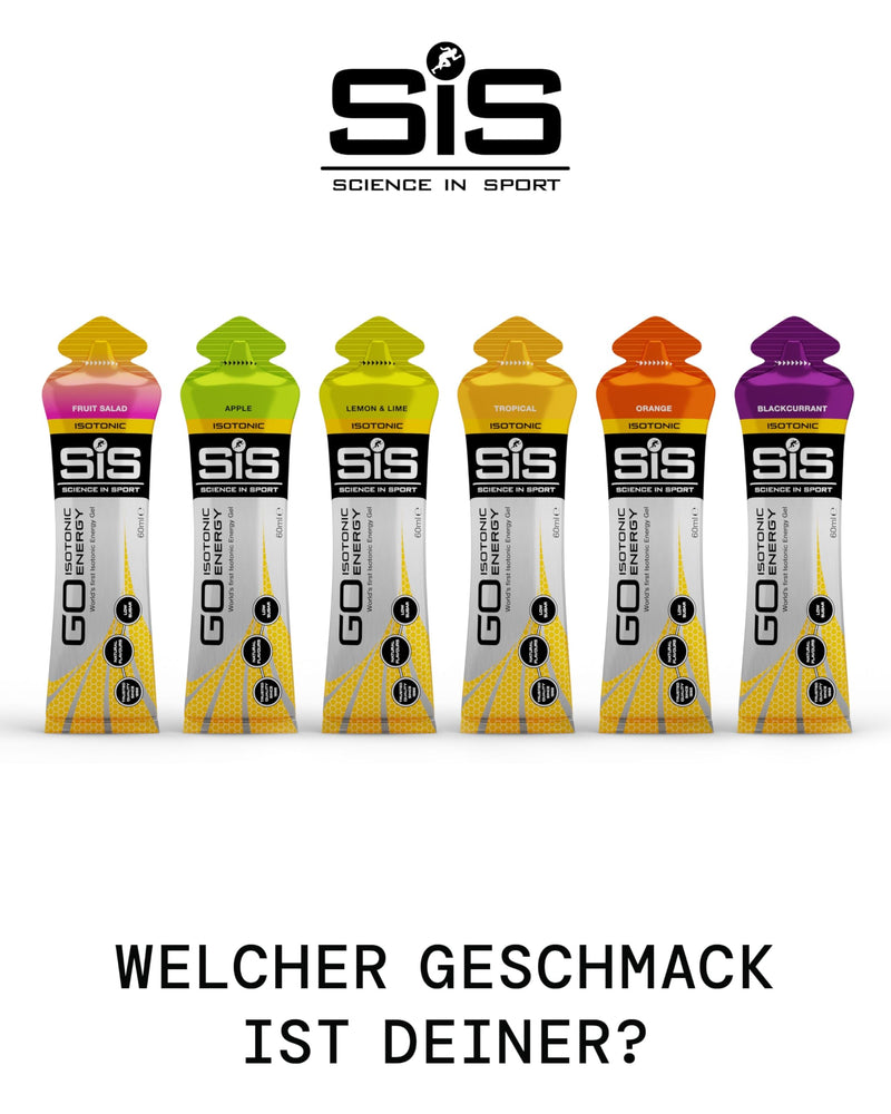 [Australia] - Science in Sport GO Isotonic Energy Gel 30 x 60ml Lemon Lime, Vegan - Isotonic formulation with 22g carbohydrates, good energy supplier, alternative for isotonic drinks Lemon Lime 30 x 60 ml 
