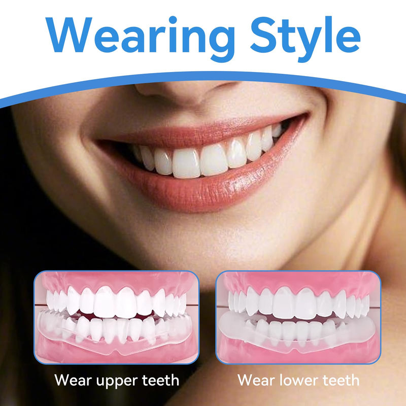 Mouth Guard for Grinding Teeth at Night, 6 Pack Nightguards for Teeth Clenching for Sleeping Bite Guard for Teeth Adults, No Boiling or Molding, Universal Size One Size Fits All