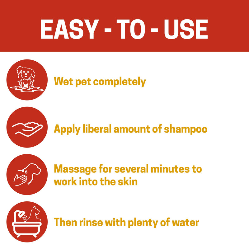 Natural Dog Shampoo for Hot Spots And Sores | Soothing Relief for Irritated Or Itchy Skin | Made In The USA With Organic and Natural Ingredients | Made with essential oils | 16fl oz 473 ml. For Hot Spots & Sores - PawsPlanet Australia