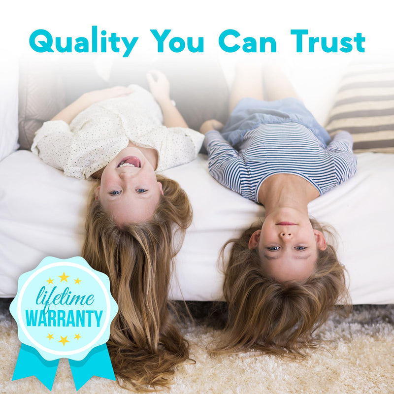 [Australia] - Adamson Lice Comb - Stainless Steel Lice Comb for Kids - Effective Nit Comb - Lice Combs for Thick Hair - Durable and Easy to Clean - Peine para Piojos y Liendres para Ni√±as Cyan 