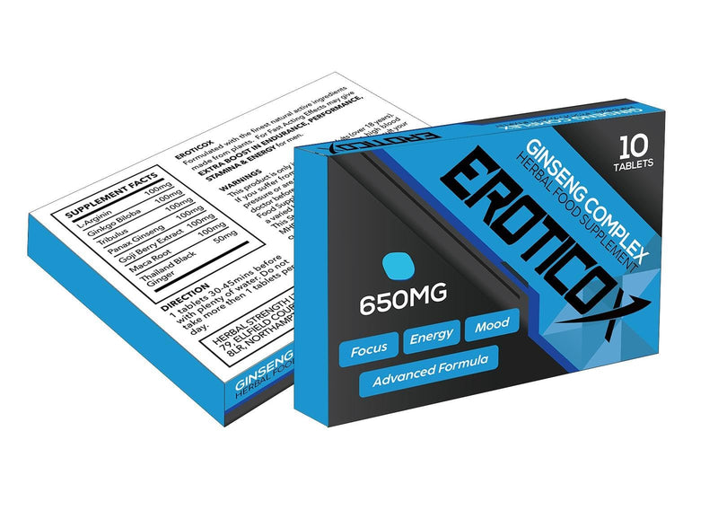 650MG Stamina & Firmness Support | Harder, Stronger for Longer | 10 Pills for Men UK