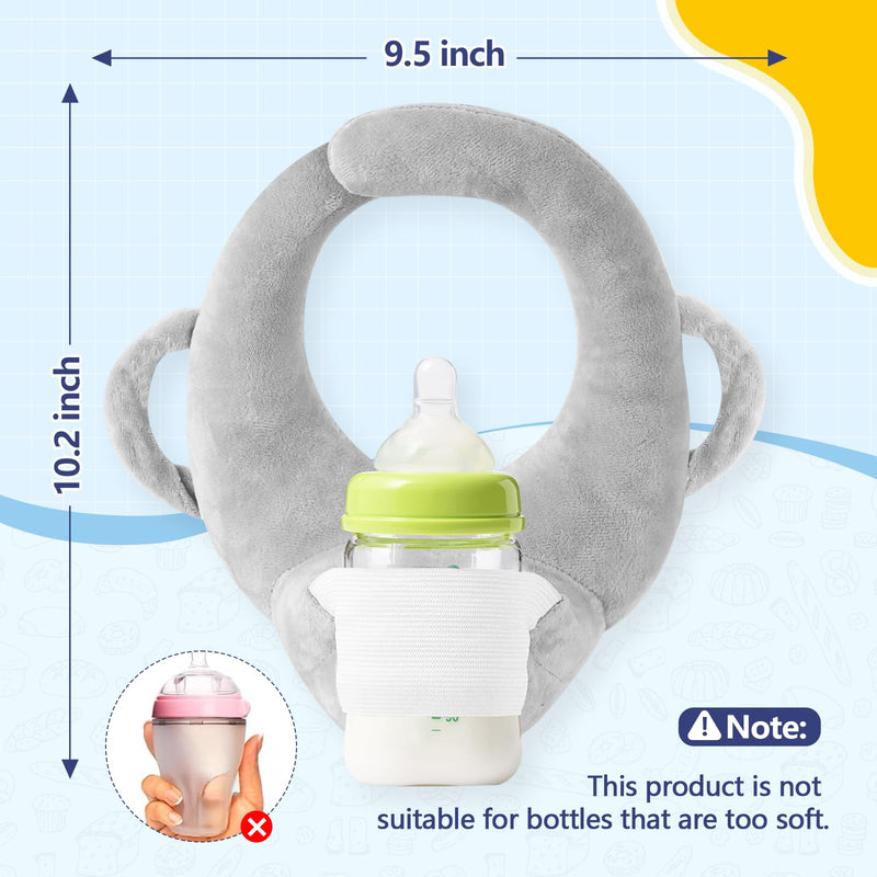 Bottle Holder for Baby Self Feeding, Baby Bottle Holder Hands Free, Portable Baby Bottle Holder, Bottle Propper for Baby, Adjustable Breastfeeding Pillows Support for Newborns, Twin Baby Essentials