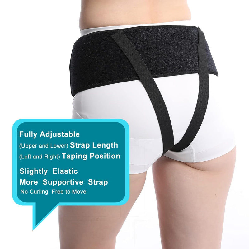 Pelvic Support Belt Uterus Support Belt Women's Brace for Treating Dropped Bladder, Uterine Prolapse, Vulvar Varicosities, Postpartum and Symphysis Pubis Dysfunction Medium