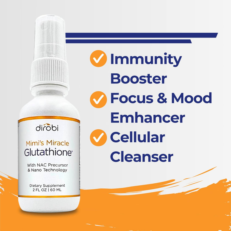 Mimi's Miracle Glutathione Spray, Sublingual Antioxidant, Reduced Glutathione Supplement with Ascorbic Acid, Blueberry & Pomegranate Extracts, Spray Dosage for Adults & Kids, 4 Ounces 4 Fl Oz (Pack of 1)