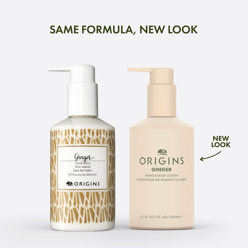 Origins Ginger Hand & Body Lotion for Dry Skin | Hydrates & Softens | With Vitamin E & Aloe Vera 2.5 Fl Oz - Mini Travel Size