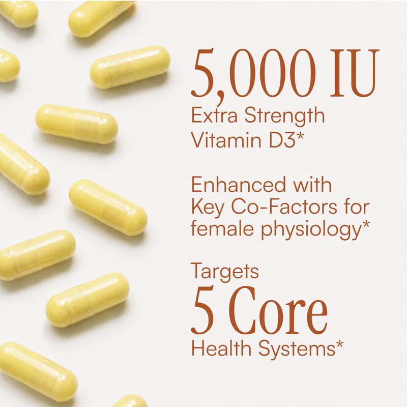 Purity Products Advanced Vitamin D Women's Formula with Lutein & Biotin | Supports Healthy Skin and Hair - 60 Vegetarian Capsules