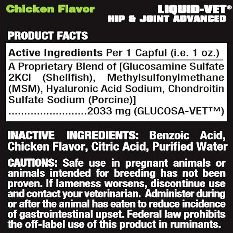 by COOL PET Holistics K9 Hip & Joint Advanced Formula, Chicken Flavor, 32 oz (LVDJA-CH-04PK-32U) - PawsPlanet Australia