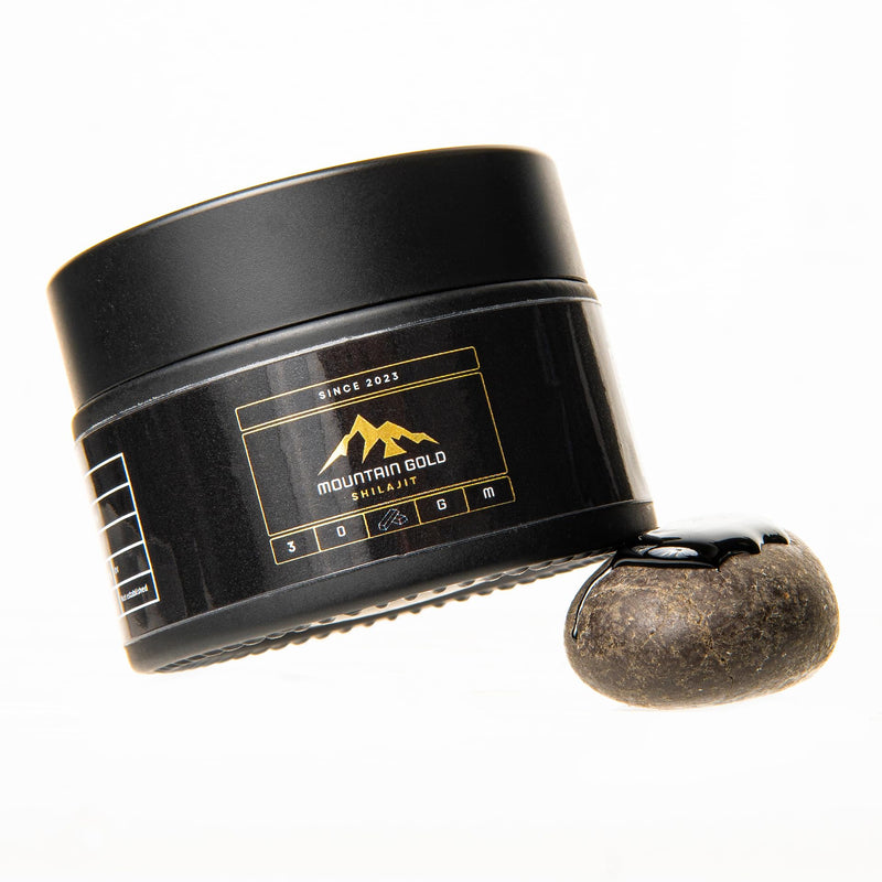 [Australia] - Mountain Gold Shilajit Resin, Original Himalayan Organic Shilajit 30g - Gold Grade 100% pure, Rich in Fulvic & Humic Acid, Minerals, Immune System & Vitality Booster, Vegan Dietary Supplement 