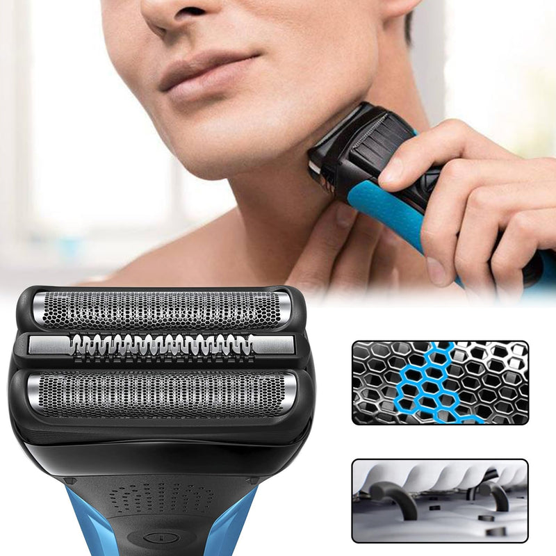 [Australia] - 21B Shaver Head Compatible with Braun Series 3 Series 3, Compatible with Braun Series 3 3070cc, 3050cc, 350, 350cc, Electric Shaver for 
