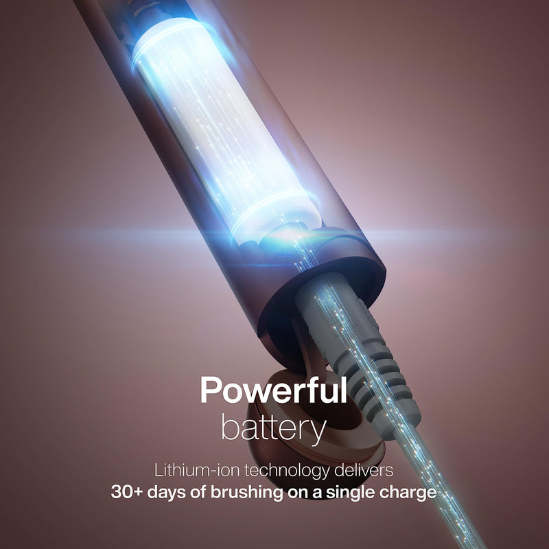 Aquasonic Icon ADA-Accepted Rechargeable Toothbrush | Magnetic Holder & Slim Travel Case | 2 Brushing Modes & Smart Timers | Gentle Micro-Vibrations (Blush) Blush 1 Count (Pack of 1)