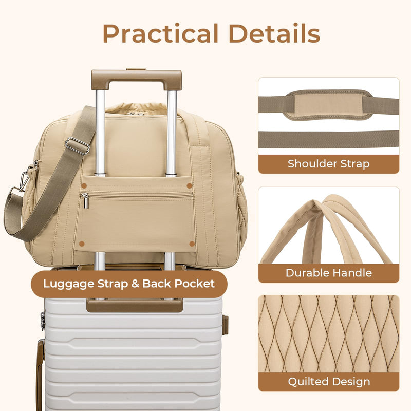 Telena Puffer Makeup Bags with Diaper Bag Totes