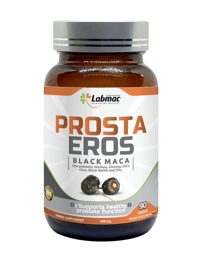 [Australia] - ProstaEros- Prostate Support Supplement - 7 Natural Ingredients - Black Maca, Saw Palmetto, Mashua, Cat's Claw, Gingseg, Black Nettle and Zinc Capsules 90 Count (Pack of 1) 90 Count (Pack of 1) 