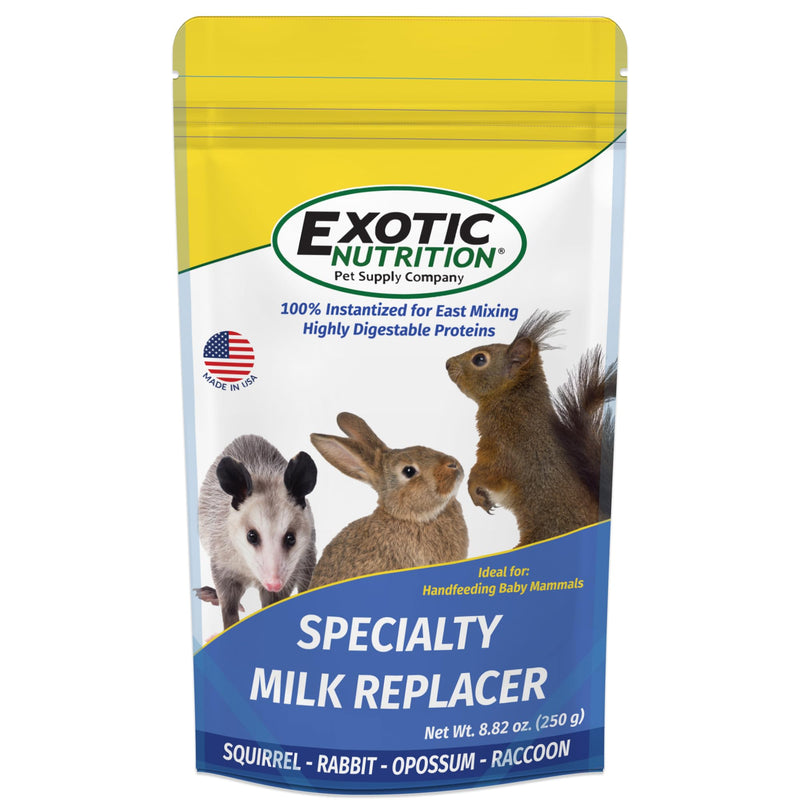 [Australia] - Exotic Nutrition Baby Squirrel Nursing Set (Basic) - Milk Replacer, Feeding Syringes Basic 