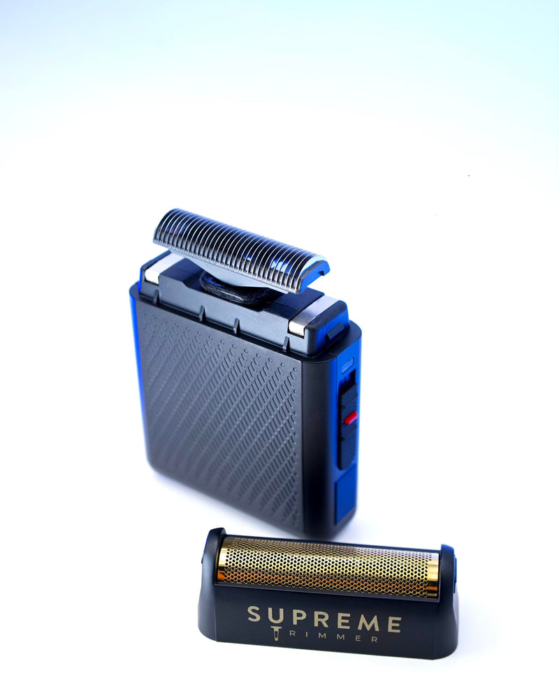 [Australia] - Supreme Trimmer Solo Single Foil Shaver for Pocket | 150 Min Runtime Cordless use, Powerful USB-C Mini Travel Razor for Professional & Home use | STF101 Black 
