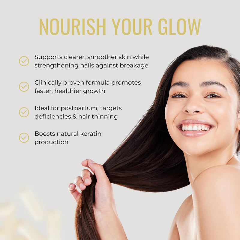 Biotin 10.000mcg | Hair, Nails & Skin Capsules | Pure, Organic, Vegan, 60 Capsules | No Added Fillers Binders Or Artificial Ingedients