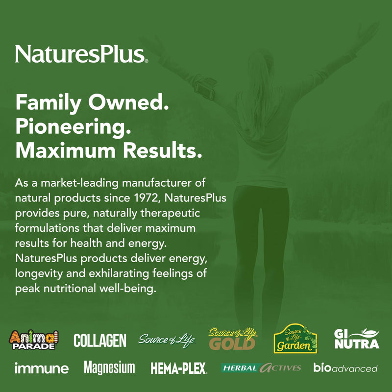 NaturesPlus Bio Advanced Liver Complex - Liver Supplement with Turmeric, Artichoke, Milk Thistle, Dandelion, Choline, Methyl B12, Folate, VIT C - Gluten, Dairy, Soy Free - Vegan, 60 Capsules