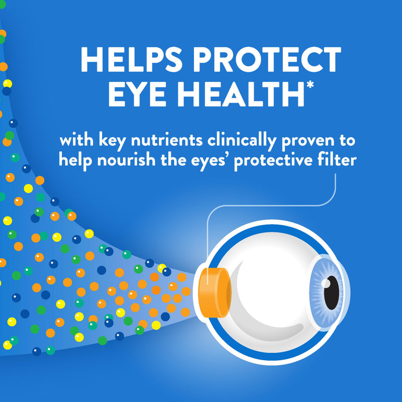 Ocuvite 50+ Eye Vitamin & Mineral Supplement, Multivitamin for Vision & Ocular Health with Omega-3, Zinc, Vitamins C & E, Lutein & Zeaxanthin, Zinc Supplements for Women and Men, 90 Softgels 90 Count (Pack of 1)