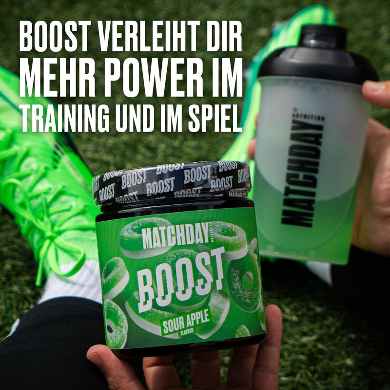 [Australia] - MATCHDAY NUTRITION BOOST for footballers I ATP booster I athlete drink with amino acids and carbohydrates I 20 portions for more speed, explosiveness and endurance 