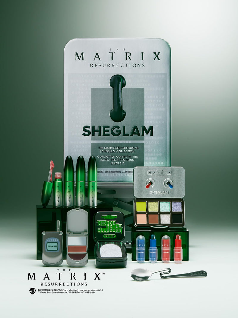 [Australia] - SHEGLAM The Matrix Collection Set All in One Makeup Kit Includes Eyeshadow PaletteLip Balm Highlighter Lip Gloss Blush Make Up Gift Set for Women 