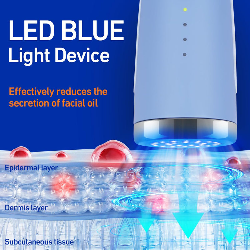 [Australia] - Blue Light Therapy Device for Acne Spot Treatment - LED Acne Blue Light Therapy Wand for Face 