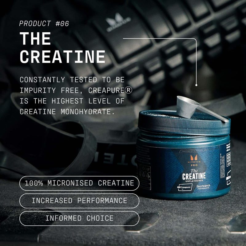 Myprotein The Creatine (Creapure®) | Micronised Creatine Monohydrate Powder | High Purity - 3g Per Serving | 500 g Unflavoured - Premium Nutritional Supplement 500 g (Pack of 1)
