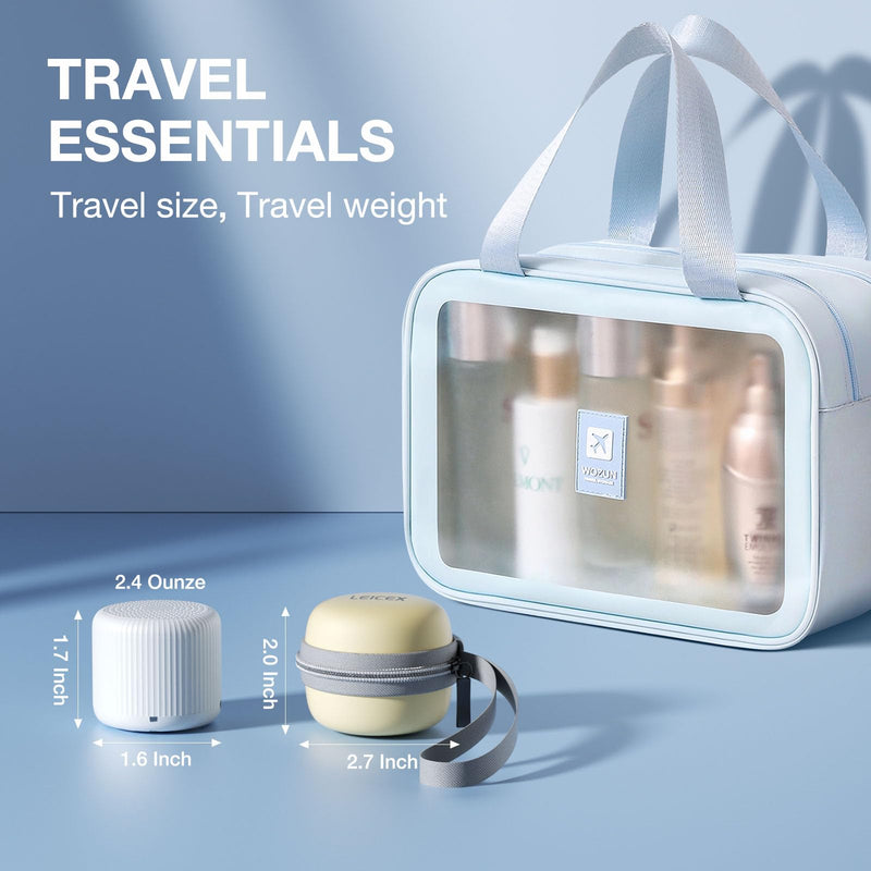 [Australia] - Portable Sound Machine + Travel Case, Mini White Noise Machine for Sleeping & Travel Case White + Travel Case 