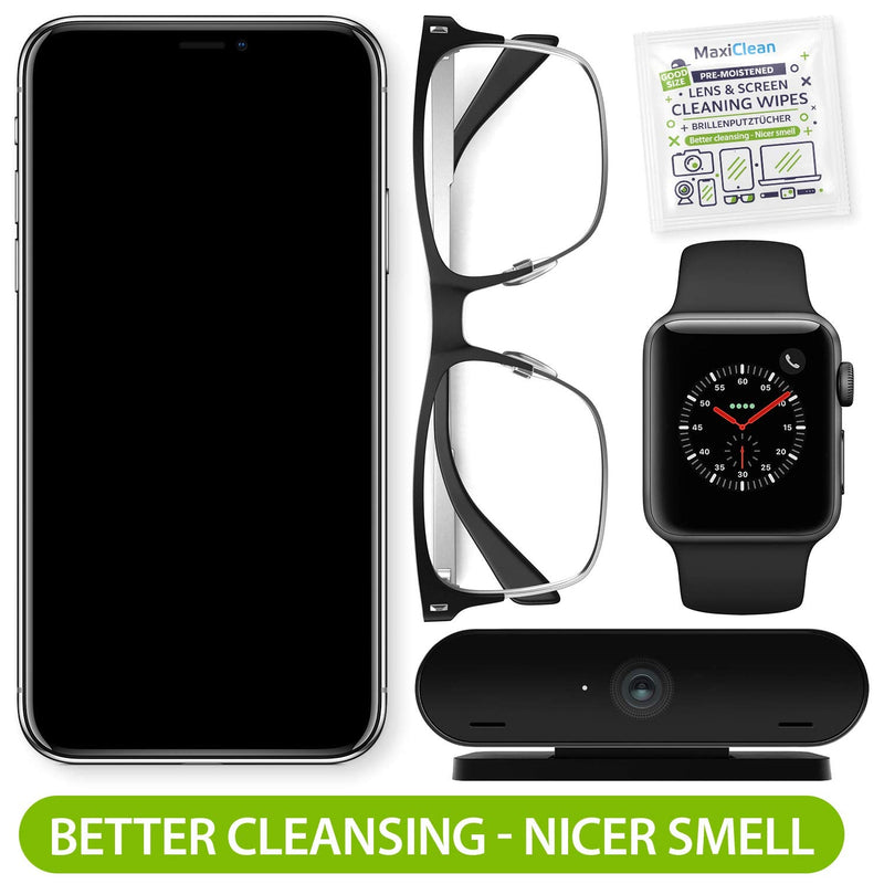 [Australia] - MAXI CLEAN glasses cleaning cloths - 440 glasses cleaning cloths moist - glasses cleaner wet wipes for glasses, laptop and PC screens, binoculars, optical lenses, watch glasses 
