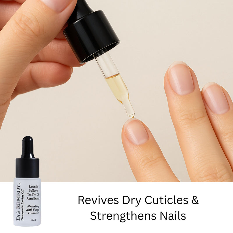 Dr.'s Remedy Therapeutic Caress Cuticle Oil, Nourishing Treatment for All Nail Types, 0.507 Fl Oz (Pack of 1)
