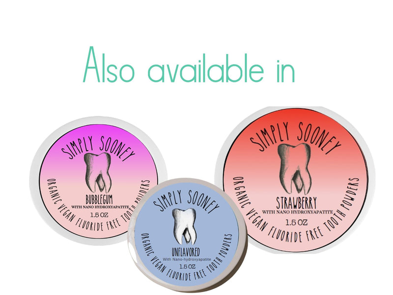 [Australia] - Simply Sooney Remineralizing Vegan Mineral Tooth Powder I Peppermint Nano-hydroxyapatite Formula I Natural Whitening I Stronger Teeth 1.5oz (1.5 oz jar) 
