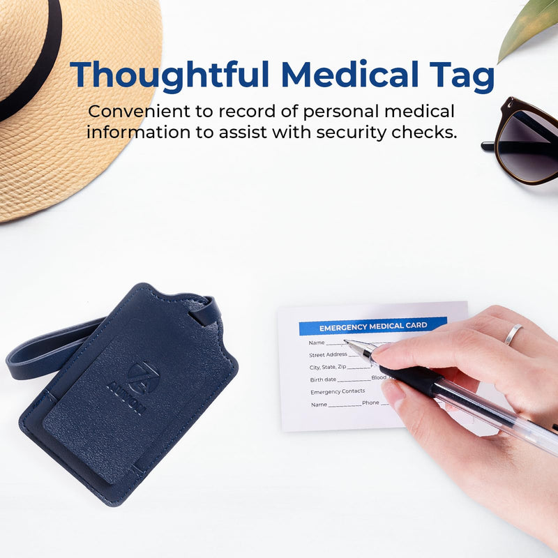 [Australia] - AUVON Large Insulin Pen Cooler for 3-6 Pens with Medical Tag, TSA Approved Insulin Travel Cooler with Portable Handle, Diabetic Travel Case with Gel Ice Pack and Anti-freezing Drawstring Bag 