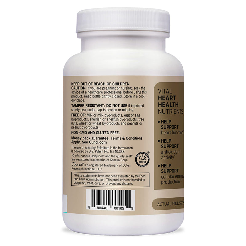 [Australia] - Qunol Plus Ubiquinol + Omega 3, Ubiquinol CoQ10 200mg with 250mg Omega-3 Fish Oil, Extra Strength, Antioxidant for Heart Health, Natural Supplement for Energy Production, (Bovine Version), 90 Count 
