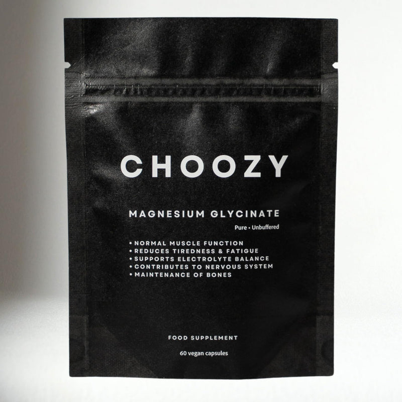 CHOOZY The Purest Magnesium Glycinate | Formulated for the Best Sleep & Recovery | Gut-Friendly, Plastic-Free & Third-Party Tested in Germany