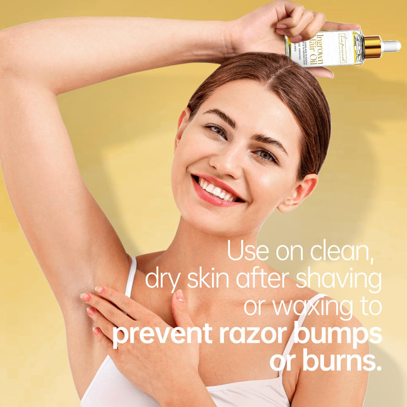 [Australia] - LA.PERSONAL Ingrown Hair Treatment, Razor Bump Treatment for Men and Women, Razor Bump and Burn Remover Ingrown Hair Oil for Bikini Area, Legs and Underarm Area After Shave 40 ML/1.4 FL OZ 