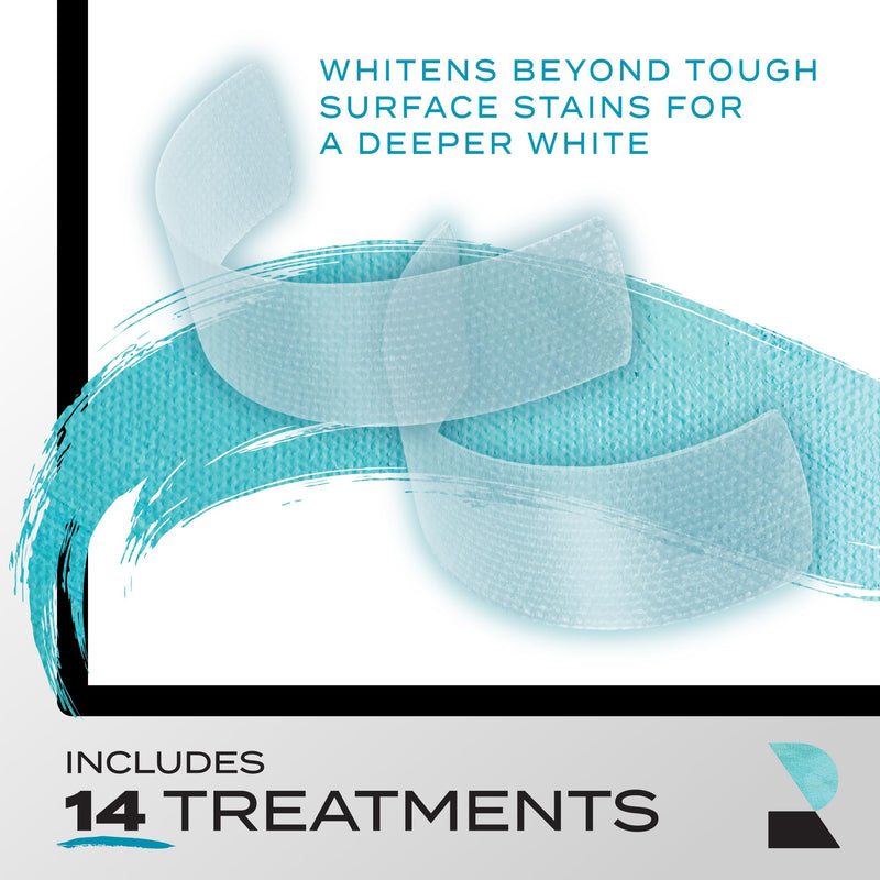 [Australia] - Rembrandt Teeth Whitening Strips, Deeply White, Enamel-Safe, 28 Whitening Strips (14 Treatments) 