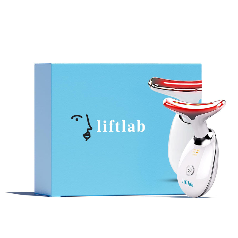 Red Light Therapy Face & Neck Massager – LiftLab 3-in-1 LED Sculptor with Blue & Green Modes – Jawline & Double Chin Tightening, Wrinkle & Spot Care -Improved Battery