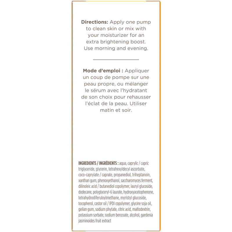 Burt's Bees Vitamin C Turmeric Facial Serum, Brightens Skin & Visibly Reduces Dark Spots, Fine Lines & Wrinkles, Naturally Hydrating, Lightweight - Brightening Booster (1 oz) Brightening Booster Serum 1 Ounce (Pack of 1)