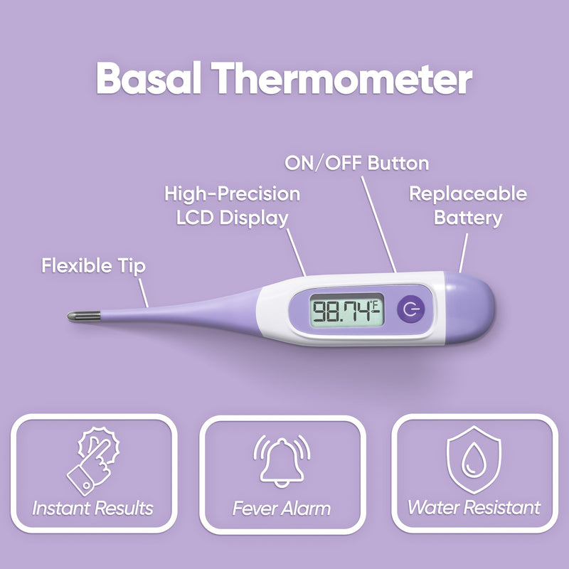 [Australia] - Wondfo Digital Basal Thermometer for Women Fertility ‚Äì BBT Thermometer for Ovulation & Pregnancy Tracking ‚Äì High Accuracy & LCD Display & Waterproof 