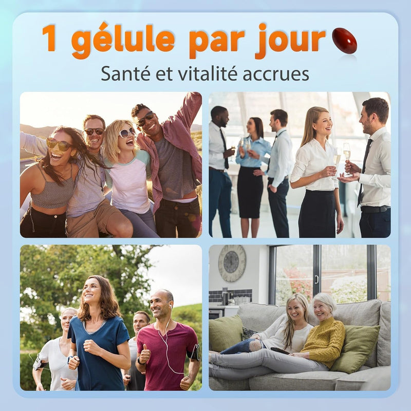 [Australia] - Coenzyme Q10 100 mg 60 capsules Q10 from natural yeast fermentation Capsules CoQ10 laboratory tested with certificate for 2 months (60 capsules) 60 pieces (pack of 1) 