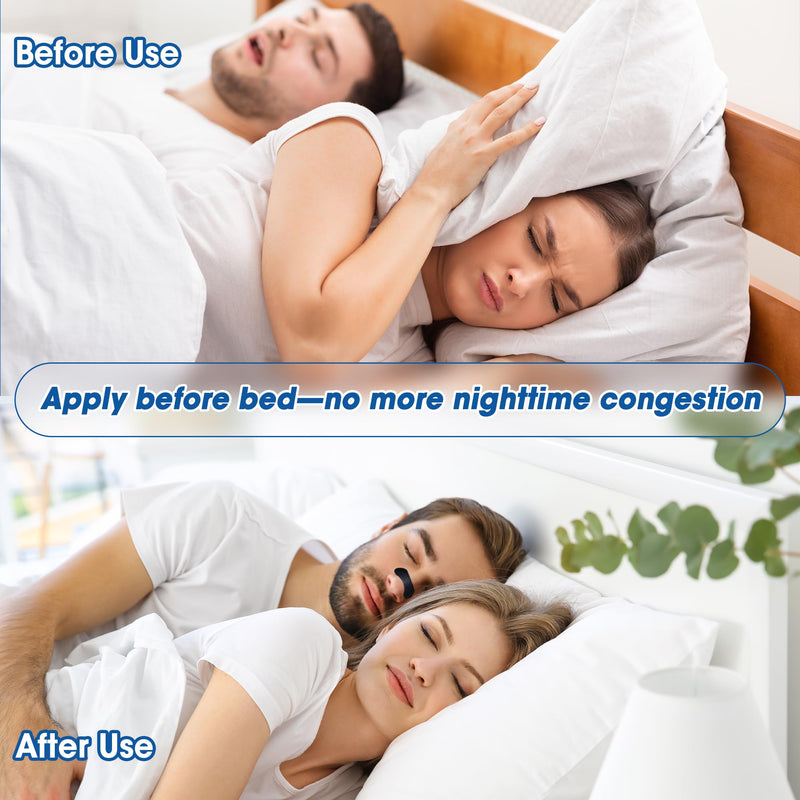[Australia] - Nasal Strips for Snoring (60 ct),Extra Breathing Nose Strips,Reduce Snoring Aids for Men & Women,Oil & Sweat Proof,Help Improves Sleep and Sports,Universal Fit 60 