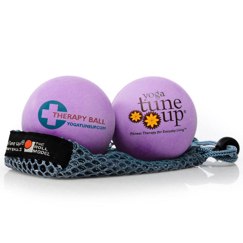 [Australia] - YOGA TUNE UP¬Æ Therapy Balls in Tote by Tune Up Fitness - Massage Balls for Trigger Point, Pressure Point & Myofascial Release - Use as Single or Peanut Ball for Pain Relief & Relaxation (Deep Purple) ['Deep Purple'] ['2.5 Inch (Pack of 1)'] 