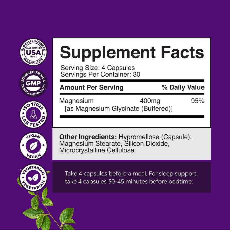 Bundle of Pre Conception Male Fertility Supplement with CoQ10, Maca Root, Methyl Folate & D-Aspartic Acid and Pure Magnesium Glycinate Supplement 400mg Per Serving for Mood Sleep & Relaxation Support